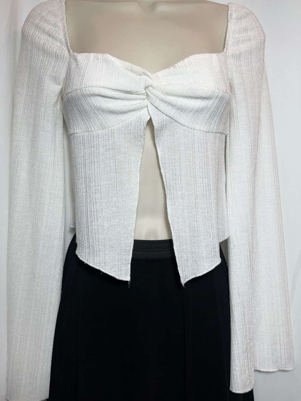 PRINCESS POLLY Knit Front-Twist Top